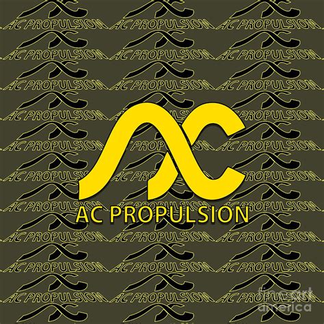 AC Propulsion car logo graphic Digital Art by Christina F - Just Wall ...