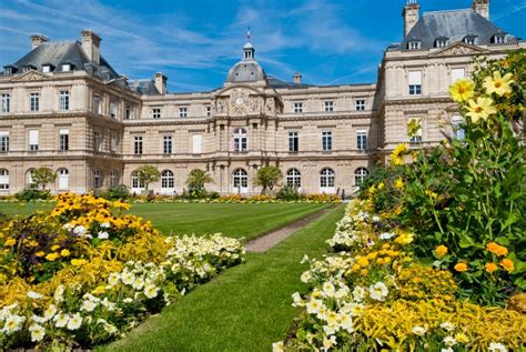 Luxembourg Palace and Gardens, Paris Stock Photo - Image of amazing, senate: 26631816