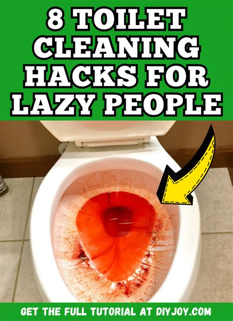 8 Toilet Cleaning Hacks for Lazy People