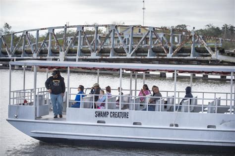 After barge strikes the Barataria Bridge, residents turn to swamp boats ...