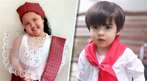 CUTE! Celebrity kids pose in their Linggo ng Wika outfits | PUSH.COM.PH