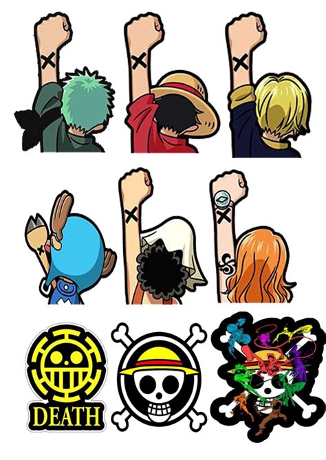 onepiece sticker#92 1 set half a4 size waterproof glossy vinyl sticker ...