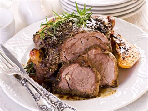 Boneless Lamb Loin With Balsamic Garlic Glaze Recipe | CDKitchen.com