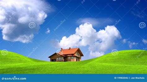 Banner House stock photo. Image of grass, environment - 19982046