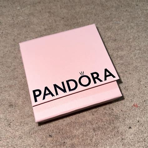 Pandora pink gift box will fit ring, earrings or... - Depop