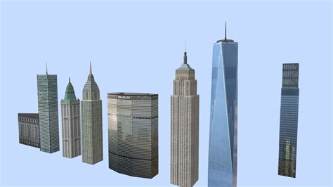 New York Buildings - Download Free 3D model by sumitmangela [e7922fe ...