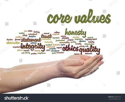 Conceptual Core Values Integrity Ethics Abstract Stock Photo (Edit Now) 600260156