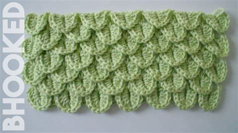 How To Crochet the Crocodile Stitch - YouTube