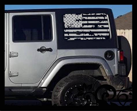 American Flag For Jeep Wrangler