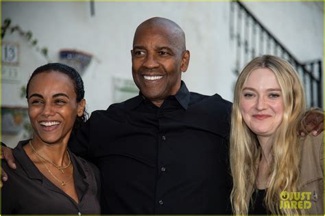 Dakota Fanning & Denzel Washington Join Forces For 'Equalizer 3' Photocall In Italy, Marking ...