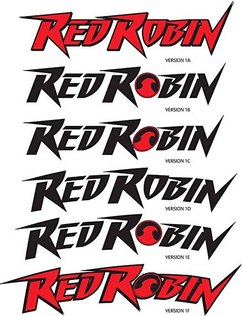 Logo Design: RED ROBIN - Todd's Blog