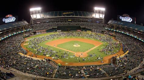 Oakland Coliseum becomes stage for savage public breakup | Sporting News