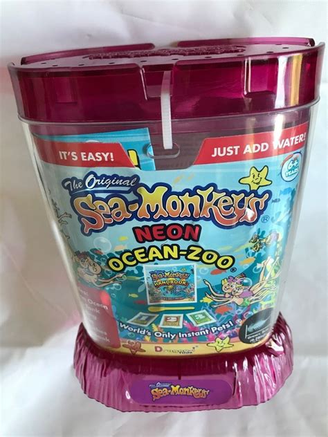 Sea Monkeys Neon Ocean-Zoo Toy Kit - 6 Piece for sale online | eBay ...