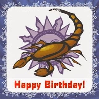 Scorpio happy birthday cards