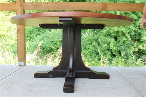 Custom Pedestal for Round Table - ECustomFinishes