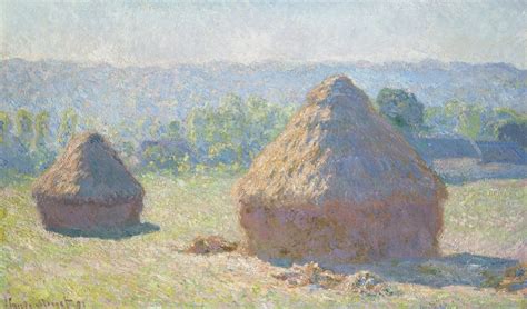 Claude Monet Haystacks – Impressionism art | CAU