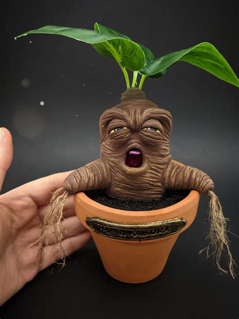 Mandrake in pot screaming mandrake crying mandrake Harry | Etsy