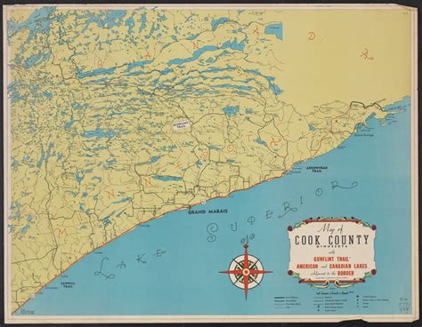 Cook County, Minnesota - 1938 : MapPorn