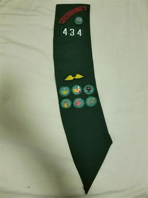 Vintage Girl Scout Sash & Badges 1960s | #1914210256