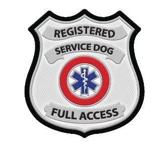 Service Dog Patches : Full Access Service Dog patches