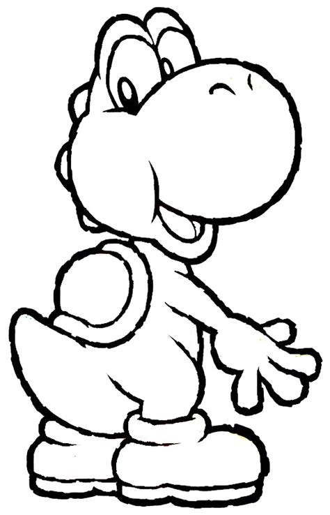 Free Printable Yoshi Coloring Pages For Kids