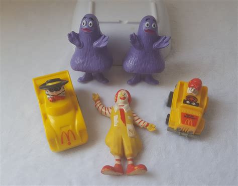 Vintage Mcdonald's Happy Meal Toys Set of 5 Ronald | Etsy Canada ...