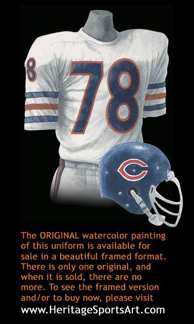 Chicago Bears Uniform and Team History | Heritage Uniforms and Jerseys ...