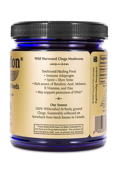 Chaga Mushroom Powder (Wildcrafted) – Sun Potion