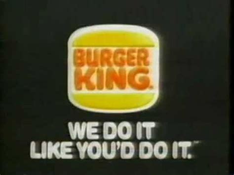 80s Commercial for Burger King - YouTube