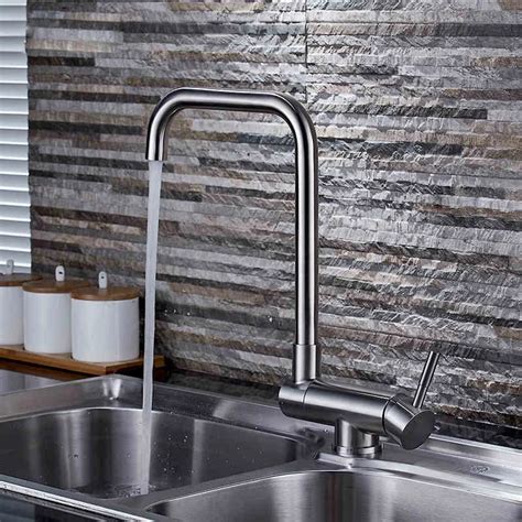 SSY Free Shipping Flexible Kitchen 304 Stainless Steel Faucet,Sink Faucet,Single Handle Mixer ...