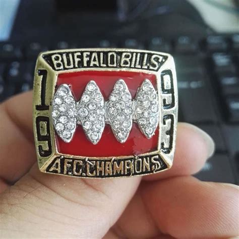 1991 Buffalo Bills Super Bowl Championship Team Ring | Rings, Buffalo bills super bowl, Buffalo ...