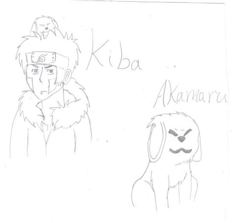 Kiba and Akamaru Fan art by houldrague on DeviantArt