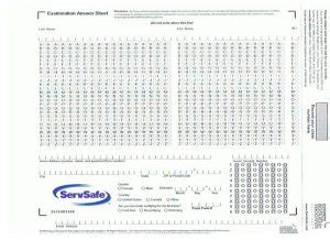 ServSafe® Exam Answer Sheet, Single - Savvy Food Safety, Inc.