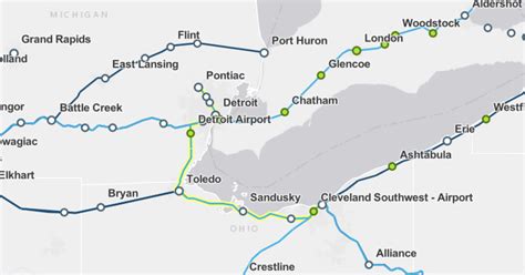 Amtrak proposal would link Detroit, DTW, Toledo, Cleveland | Crain's ...