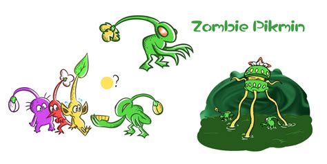 Zombie Pikmin by Donkeyshspittle on DeviantArt