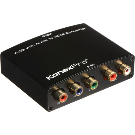 KanexPro Component to HDMI Audio/Video Converter RGBRLHD B&H