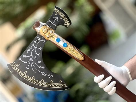 Buy SHINY CRAFTSSHINY CRAFTS -Viking Axe Kratos Axe Leviathan Axe Inspired from God of War ...