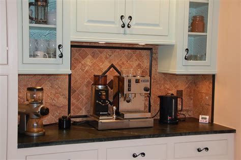 009 - Coffee Bar | The glass in the cabinets is antiqued. | Loren Owensby | Flickr