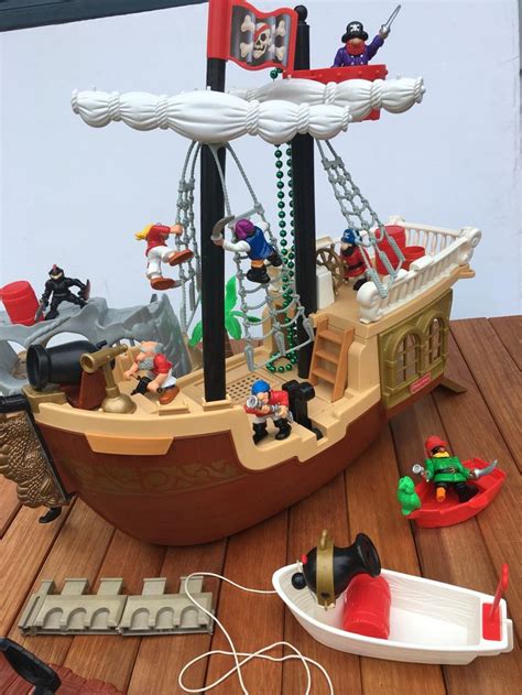 Fisher Price Pirate Ship and Extras - Etsy | Childhood memories 2000, Nostalgic toys, Childhood toys