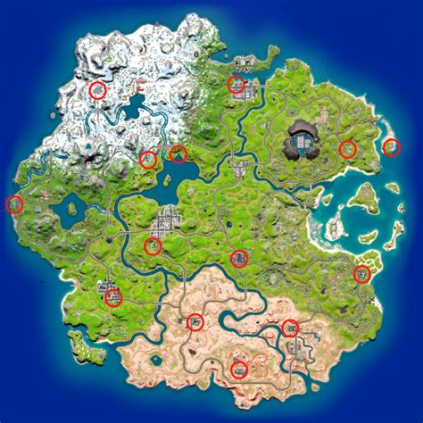 All gas station and gas pump locations in Fortnite Chapter three ...