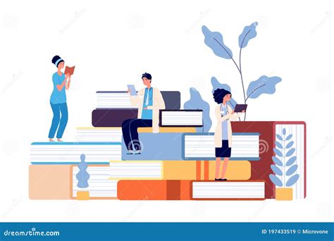 Nurse School Organizer Desktop Composition On Character Vector Illustration | CartoonDealer.com ...