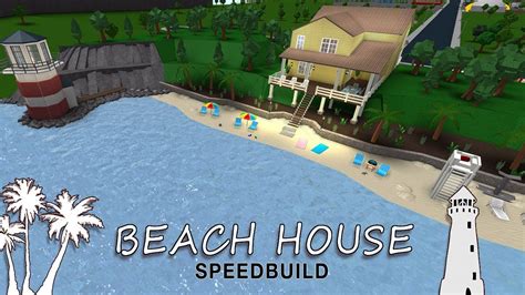 Roblox Bloxburg | Beach House Speedbuild - YouTube