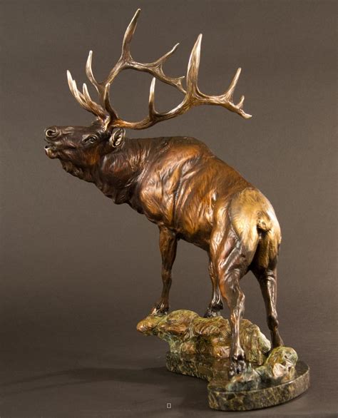 north american animals big game Trinchera Trophy - Bugling Bull Elk ...