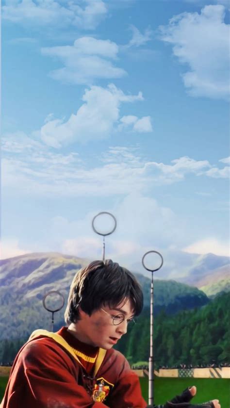 Harry Potter Playing Quidditch