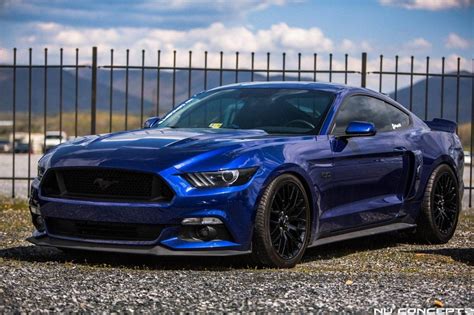 Deep Impact Blue 2015 Ford Mustang