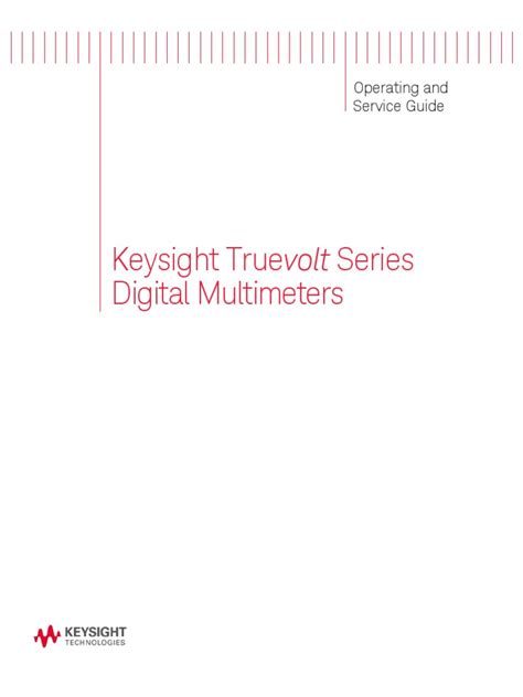 Keysight 34461A User Manual.pdf | Calibration | Alternating Current