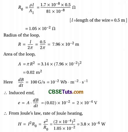 Induced EMF : Expression, Explanation and Solved Examples - CBSE Tuts