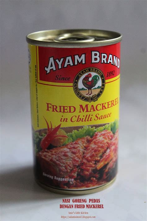 Nasi Goreng Pedas dengan Fried Mackerel - Amie's Little Kitchen