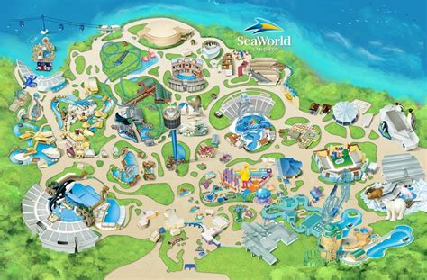 Seaworld San Antonio Printable Map | Printable Maps