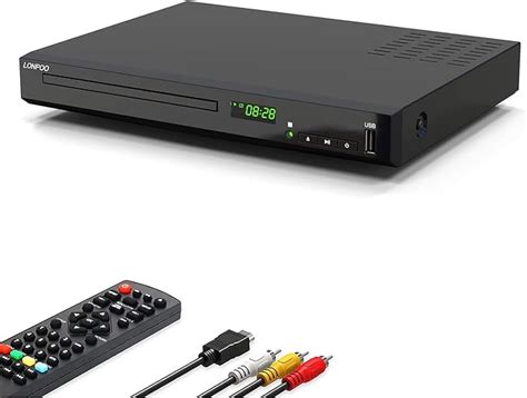 Blu-ray Disc Player, HD 1080P Players with USB Input, HDMI / AV / Coaxial Output for TV ...